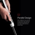 thumbnail image 3 of Golf Pride ZERO TAPER LARGE 58R Golf Club Grip - BLACK WHITE RED, 3 of 7