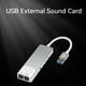 thumbnail image 1 of Adaptador de audio USB Tarjeta de audio externa de aleación de aluminio óptica para computadora portátil de escritorio, 1 of 7