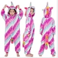thumbnail image 1 of Kids Pyjamas Flannel Kigurumi Unisex Costume Animal Q, 1 of 4