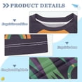 thumbnail image 2 of FORMRS Boys Rash Guard Short Sleeves Swim Shirt Quick Dry UPF 50+ Sun Protection, Sizes 3-12T, Abstract Animals, 2 of 6