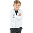 thumbnail image 3 of Leveret Kids & Toddler Boys Girls Sweatshirt Hoodie Jacket Variety of Colors (Size 2-14 Years) (White, 6 Years), 3 of 4