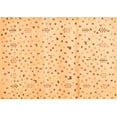 thumbnail image 1 of Ahgly Company Indoor Rectangle Solid Orange Modern Area Rugs, 6' x 9', 1 of 1