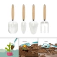 thumbnail image 4 of de herramientas de ín de 4 piezas, juguete de playa para arena ños, actividad ños, juguetes ños Mango de madera Blanco Sharpla Juego de jardinería, 4 of 8
