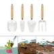 thumbnail image 4 of 4 piezas de herramientas de mano de jardinería, equipo de jardinería para Mango de madera Blanco Baoblaze Juego de jardinería, 4 of 8