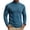 Blue, variant on Sweaters for Men Mock Neck Ribbed Knit Pullover Long Sleeve Solid Stretchy Soft Basic Layering Top Casual Comfy Sweater for Fall Winter Warm Undershirt