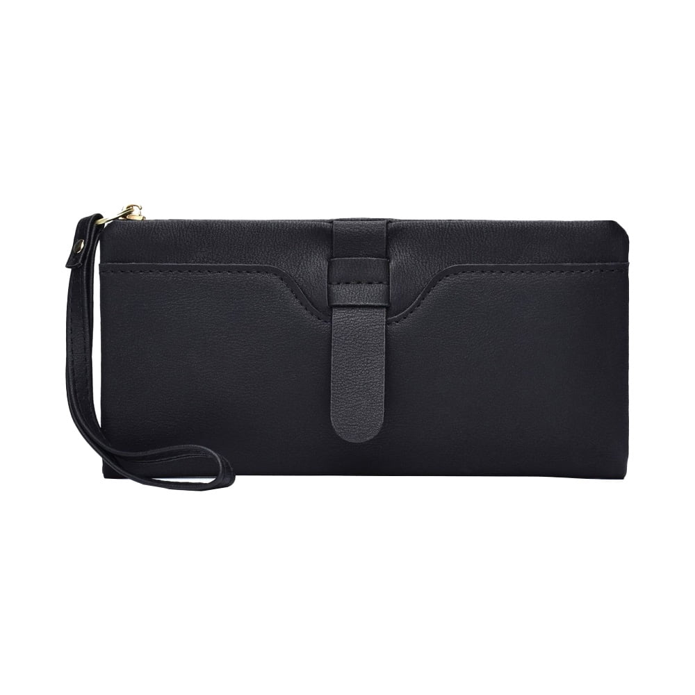 Womens Wallets Leather Clutch Long Wallet for Women Card Holder Phone