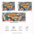 thumbnail image 2 of Yayeee Pillowcase Standard Size Set of 2 Satin Wrinkle Resistant Pillow Case, Colorful Goldfish, 2 of 7