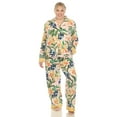 thumbnail image 1 of White Mark Women's 2-PC Wildflower Print Pajama Set, 1 of 5