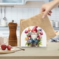 thumbnail image 6 of Gnome and Flowers Napkin Holder for Table Clear Napkin Stand Paper Holder Acrylic Organizer Dispenser Napkins for Dinner Kitchen Restaurant Room, 6 of 8