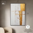 thumbnail image 5 of Gold Street Map Canvas Elegant White and Gold Art by Art Remedy, Black Frame, 36" x 54", 5 of 7