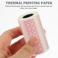 thumbnail image 3 of HEALEEP Papiers Thermiques Roses 1 Rouleau 3 Pcs pour Usage Domestique et de Bureau Design en Forme de Cœur, 3 of 8