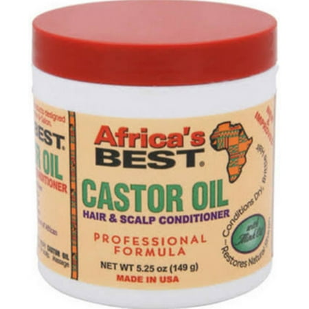 Africas Best Castor Oil Hair & Scalp Conditioner, 5.25 oz (Pack of (Best Products For Hair Spa At Home)