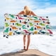thumbnail image 1 of Toalla de Playa Extragrande con Estampado de Dinosaurios | Terciopelo de Doble Cara de Fibra Fina | Toalla de Baño Suave, Absorbente y de Secado Rápido | Toalla de Piscina Ligera y Plegable para Viaj, 1 of 5