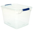 thumbnail image 1 of Contenedor Rubbermaid Clever Store, 30 litros, transparente, 1 of 3
