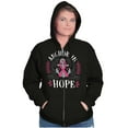thumbnail image 5 of Breast Cancer Ribbon Anchor in Hope Zip Hoodie Sweatshirt Women Brisco Brands S, 5 of 6