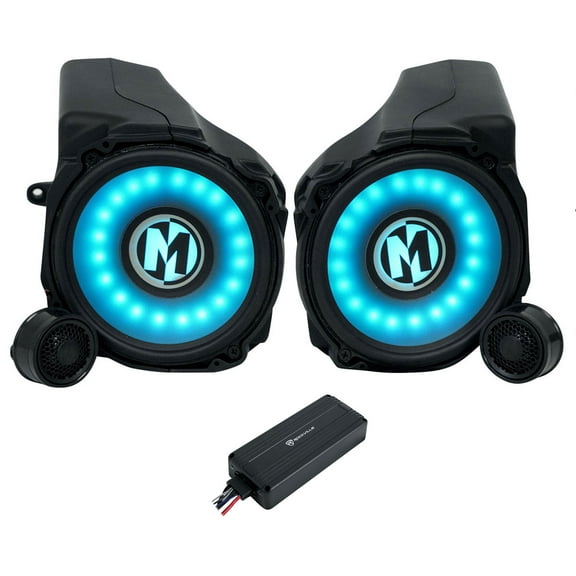 Memphis Audio RZRPRO65FE Speaker Pods Bluetooth Amp For Select 2020  Polaris RZR