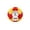 Red Yellow, variant on Guodhu Football Themed Footbag 2.5 Inch – Soft Kickball Game Toy with Flag Design for Soccer Fans Kids Adults Outdoor Sports(Red Yellow Black)