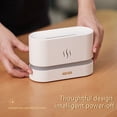 thumbnail image 7 of Flame Aroma Diffuser, Usb-Powered Cool Mist Humidifier With 7-Color Led Lights, Portable Aromatherapy Machine For Home Bedroom Office, White, 7 of 7