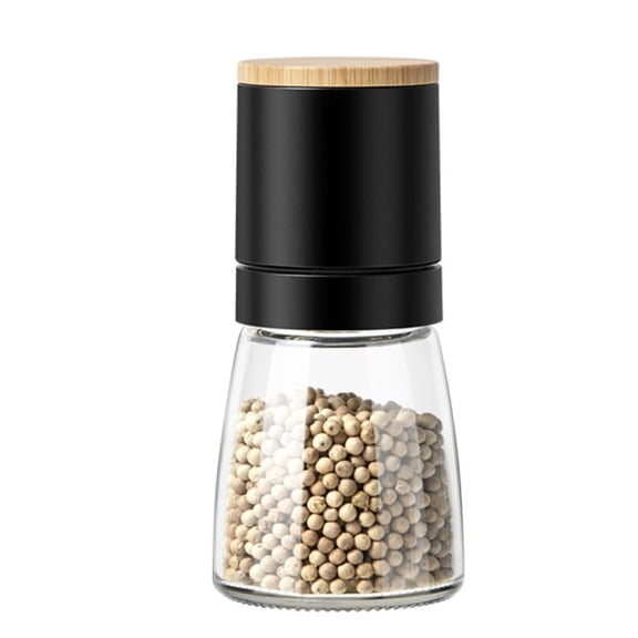 Pepper and Salt Mill - Adjustable Coarseness Ceramic Core Black