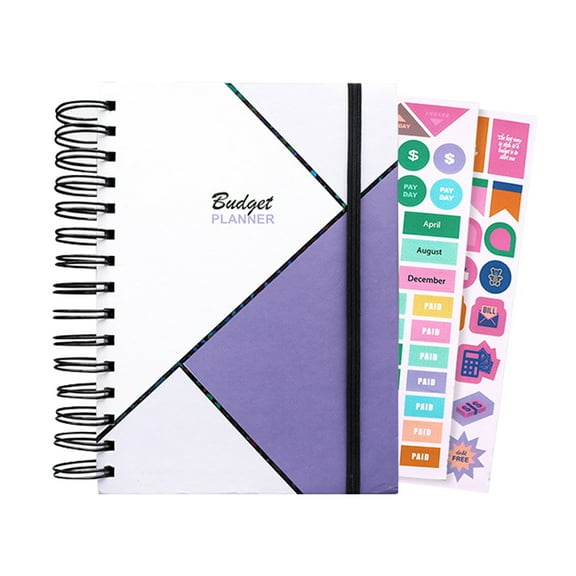 SKYDUE Monthly Budget Planner，Undated To-do List Financial Organizer with Stickers for Budgeting Expenditure and Revenue Expenses
