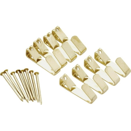 

ProSource Standard Picture Hanger 100 Lb Steel Polished Brass