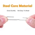 thumbnail image 2 of 700 Pieces Paper Clips Assorted Sizes with 1.1 inch, 1.3 inch and 2 inch, Small Medium and Large Size Ribbon Paper Clips for Office, School, Hospital Docume, 2 of 4
