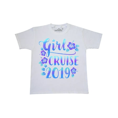 Girl Cruise 2019 with flowers Youth T-Shirt