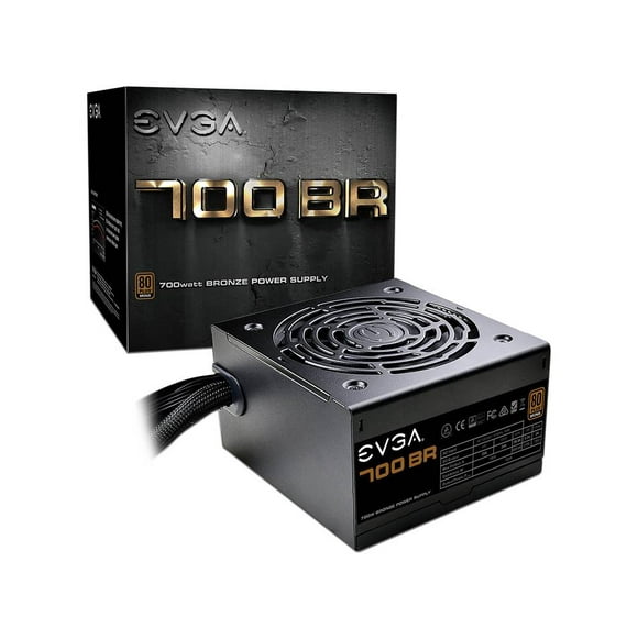 Fuente de Poder EVGA de 700W, ATX, 80 PLUS Bronze. EVga 100-BR-0700-K1