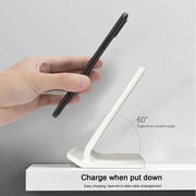 Phone Stand Fast Wireless Charger, Certified,15W Max Wireless Charging Stand, Android And IOS Super Stable Thick Case Friendly Com-patible with All Smartphones