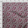 thumbnail image 3 of oneOone Polyester Spandex Gray Fabric Floral & Sewing Material Print Fabric By The Yard 56 Inch Wide, 3 of 4