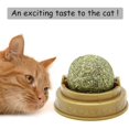 thumbnail image 3 of Balles d'Herbe à Chat, Feuille de Menthe Pure Naturelle Rotative, Jouet Interactif pour Chat, Jouet pour Enlever les Poils de Chat, 3 of 4