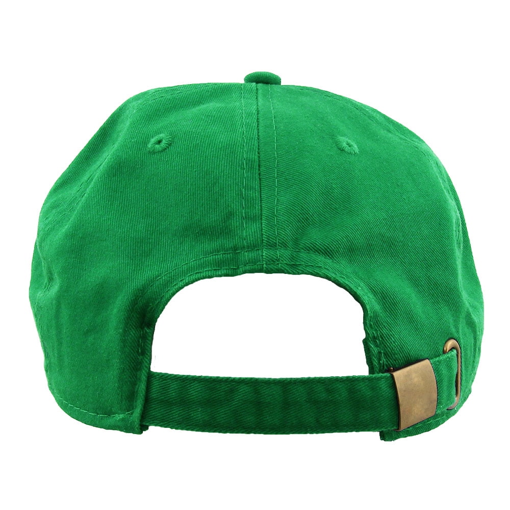 Unisex Kelly Green Baseball Toggle Cap Classic Imported Adjustable Plain Hat Brand New Acrylic Kelly Green Adjustable Ball Cap Hat  main image 3