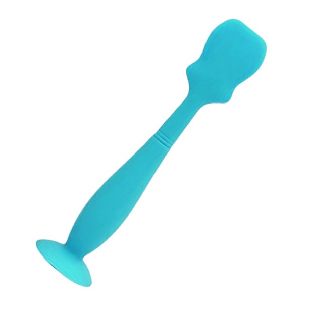 Espátula de silicona para crema de pañales, cepillo para bebés, espátula suave y cómoda para pasta de glúteos para niñas, niños pequeños, regalos de c Cielo azul Sunnimix Cepillo para niños