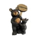 thumbnail image 5 of Estatua de de bienvenida de oso, adorno de jardín, escultura de Animal de resina, estatuilla de jardín para decoración festiva de fiesta en el, 5 of 7