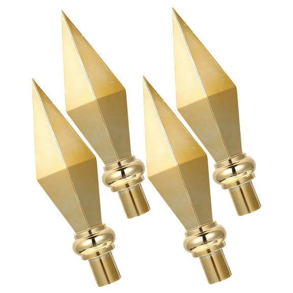 Worgeous 4Pcs Flag Heads Flag Topper Flag Pole Heads Flagpole Toppers for Outdoor Indoor