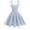 Sky Blue, variant on Princess Birthday Dress, Girls Strapless Party Dress, Tulle Skirt with Embroidered Bow, Beautiful Birthday Gown for Photoshoots & Special Events Pink 140-L