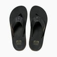 thumbnail image 3 of Reef Men's Santa Ana Black Flip Flop CI4650 Sandals, 3 of 6