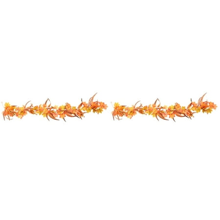 

HOMEMAXS 2 Sets of Wall Hanging Maple Leaf Vine Pendant Halloween Imitated Vine Pendant