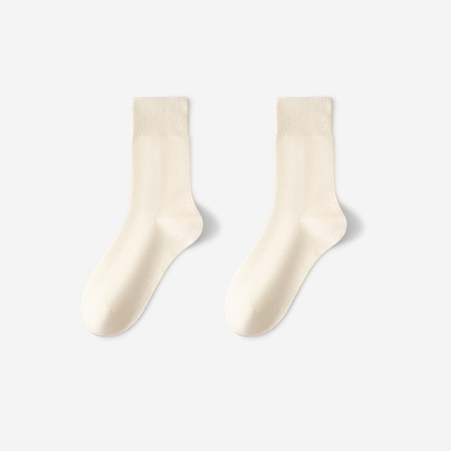 Calcetines de mujer Calcetines de longitud media Medias de estilo japonés Calcetines de poliéster de longitud media Calcetines lunares Calcetines vintage para mujer