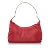 Pre-Owned Prada Tessuto Shoulder Bag Nylon Fabric Red
