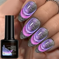 Dengmore 6 Color for Choose Crystal Glow Cat Eye Gel Polish, UV/LED Lamp Required, Create Versatile Nail Art Styles with Shimmery Magnetic Effect, Salon-Level Manicure