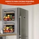 thumbnail image 5 of Magnético para Refrigerador con Repisa de Madera, Organizador de Cocina para Frutas, Verduras, Especias, Estante de Almacenamiento Magnético con 4 Ganchos para Cocina, 5 of 7