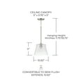 thumbnail image 2 of Capital Lighting 346912 Baker 11" Wide Semi-Flush Ceiling Fixture / Pendant - Brass, 2 of 7