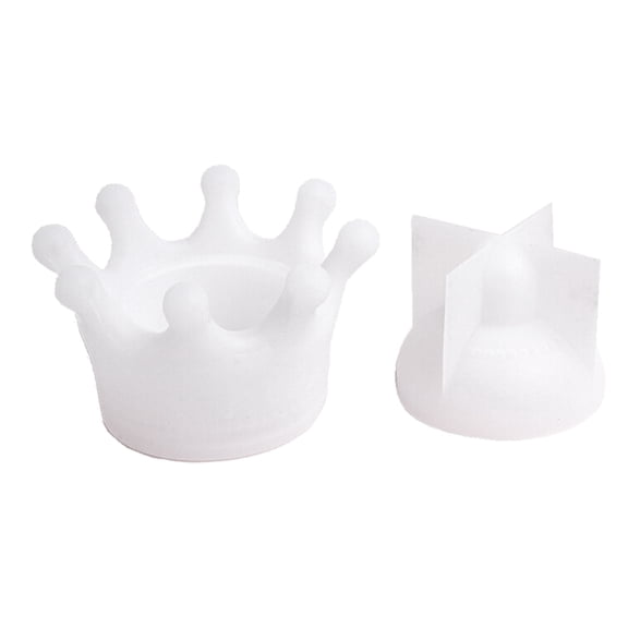 DIY Cute Crown Jewelry Storage Box Epoxy Resin Casting Silicone Mold Craft Tools