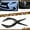 Black, variant on Car Headlight Eyebrows Eyelids Trim For Lexus IS200t IS250 IS300 IS350 2013-2016 Black