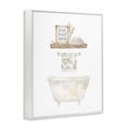 thumbnail image 3 of Stupell Industries Relax Unwind Minimal Bath White Framed Giclee Art design by Blue Chair Blessing, 20 x 16, 3 of 8