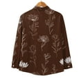 thumbnail image 6 of Endives Womens Cotton Shirts Boho Vintage Printed Fashion Button Down Shirts Casual Tops Long Sleeve Blouse, 6 of 7