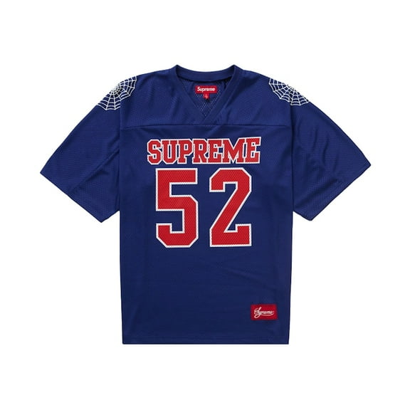 Supreme Men's Spiderweb Football Jersey Navy, from StockX