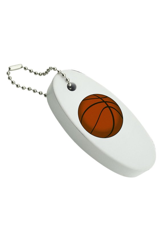 Basketball Ball Floating Foam Keychain Fishing Boat Buoy Key Float