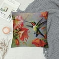 thumbnail image 2 of Nawypu  Hummingbird Flowers Throw Pillow Case Home Decorative Cushion Cover for Sofa Couch Bedding, 2 of 5